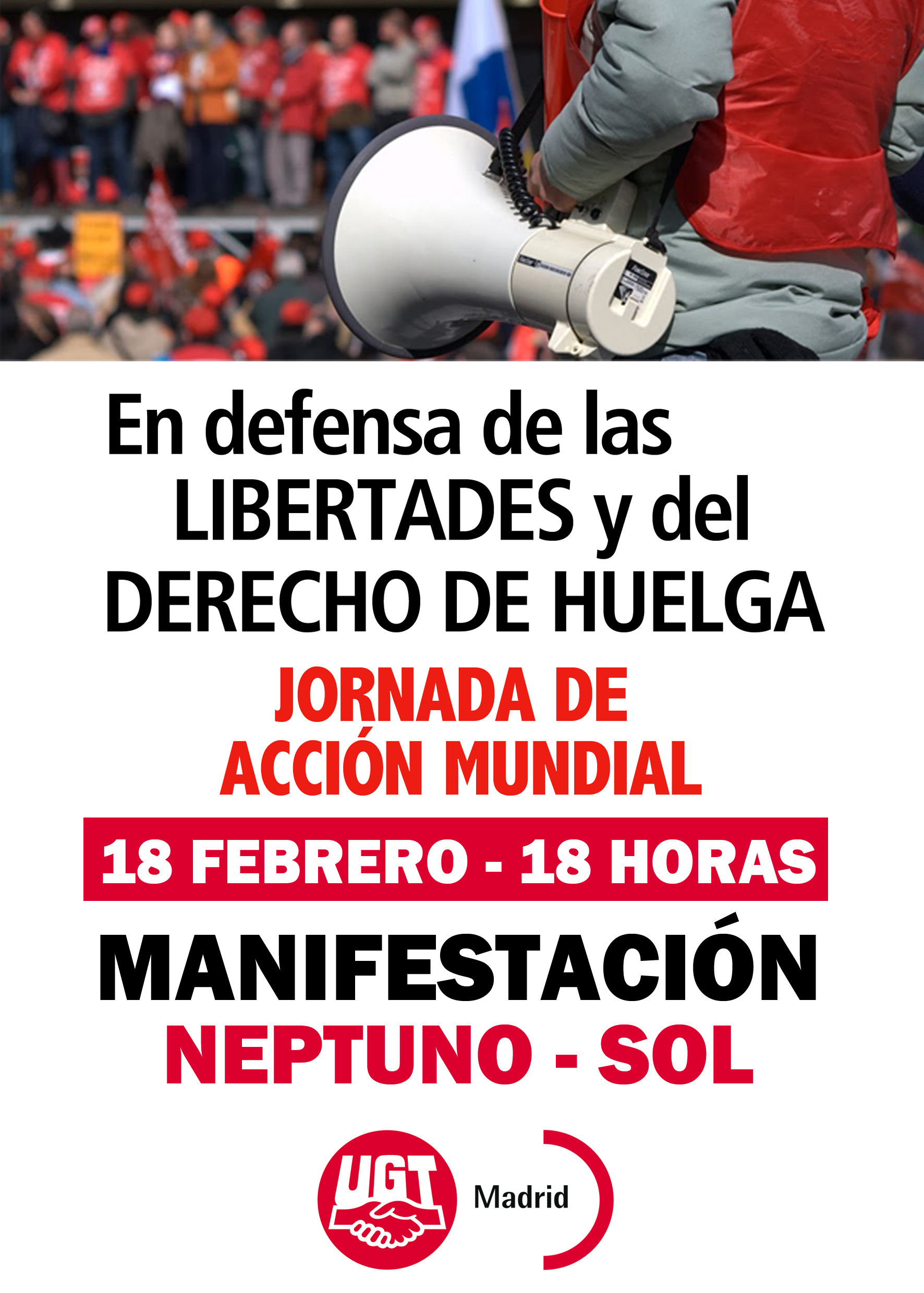 Jornada Acción 18 de febrero UGT-Madrid