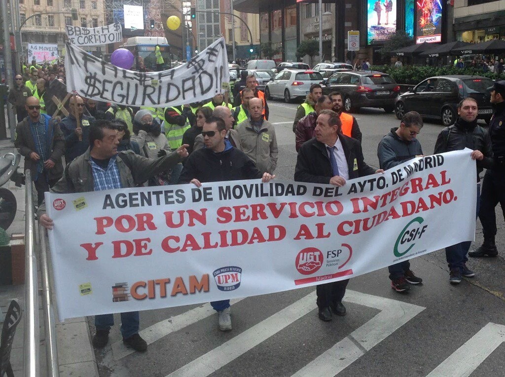 Manifestación 11/12/2015 en Gran Vía