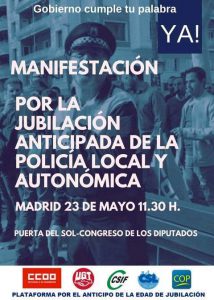 ¡¡Jubilación Ya!!  23- MAYO MANIFESTACIÓN¡¡Jubilación Ya!!  23- MAYO MANIFESTACIÓN